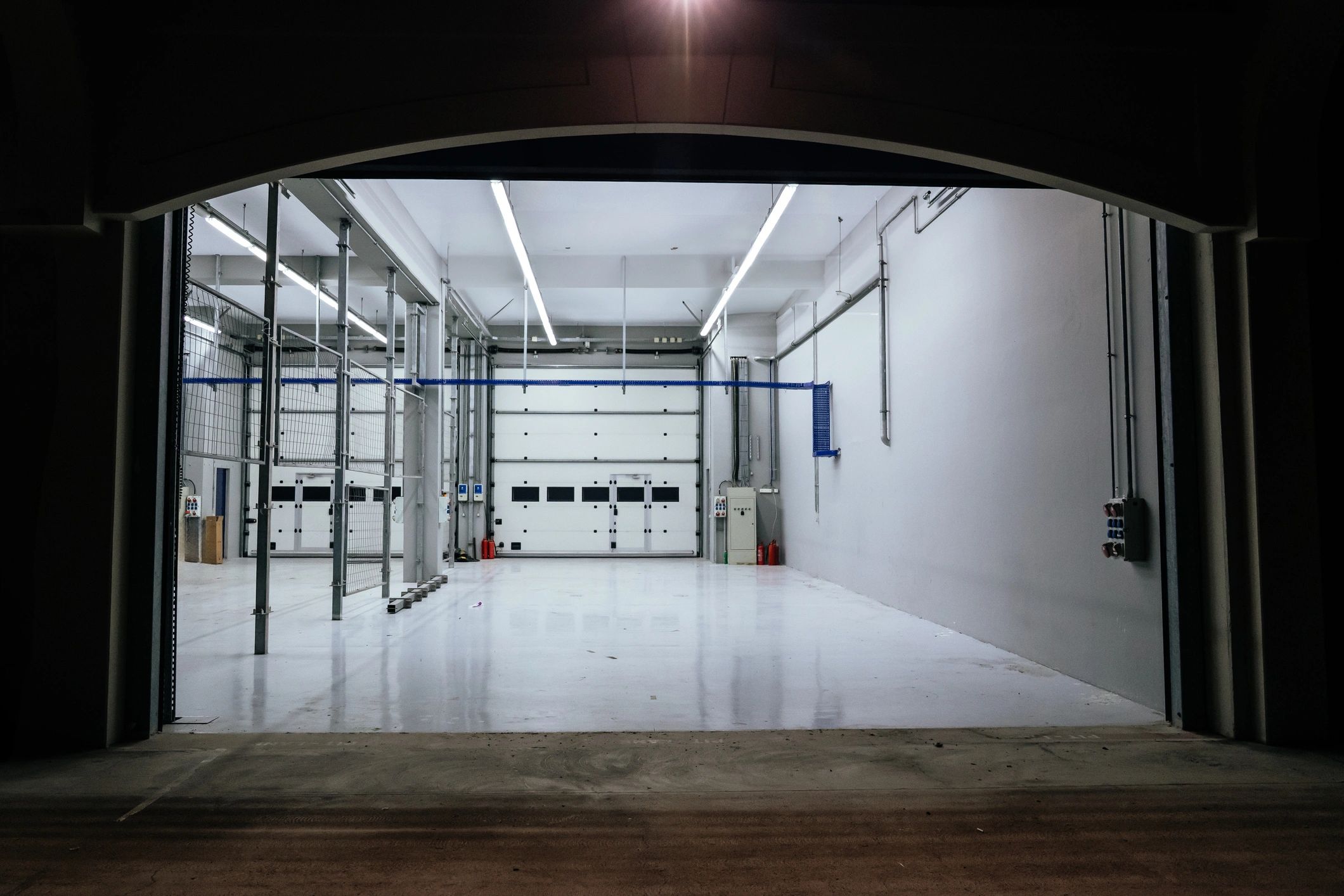 Clean, finished commercial interior representing quality workmanship