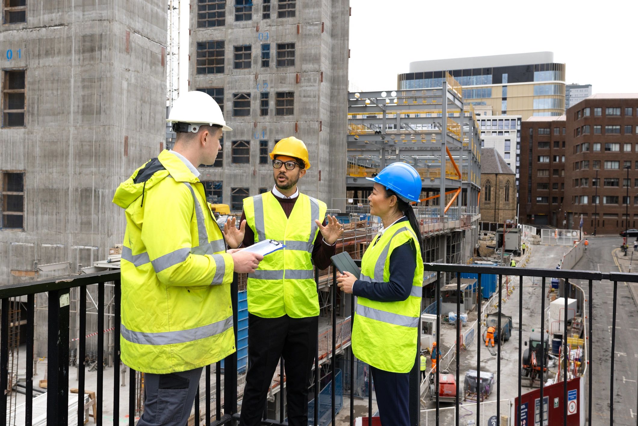 Retail renovation progress: site coordination